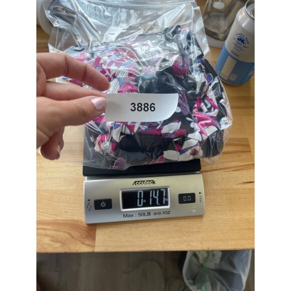 Lane Bryant Dark Floral Maxi Dress Size 18/20 Asymmetrical Hem Short Sleeve - Picture 10 of 10